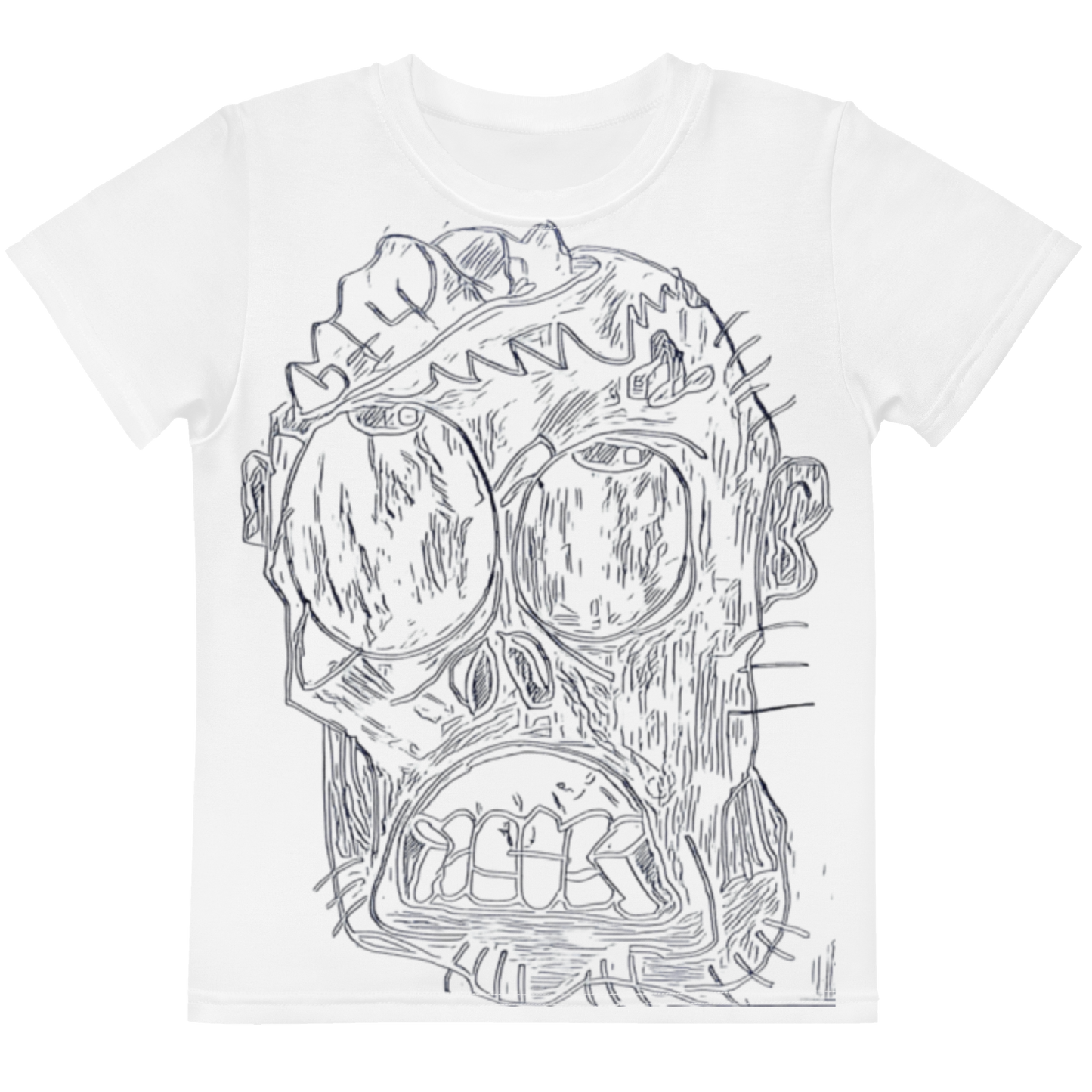 Kids crew neck t-shirt "Skull Style"