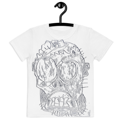 Kids crew neck t-shirt "Skull Style"