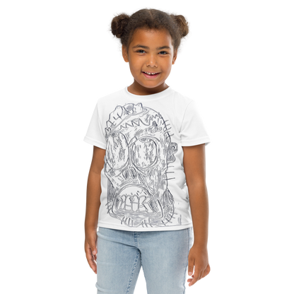 Kids crew neck t-shirt "Skull Style"