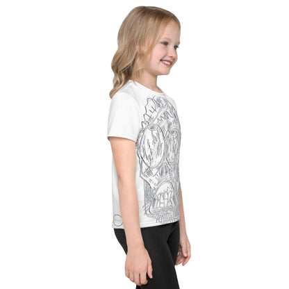 Kids crew neck t-shirt "Skull Style"