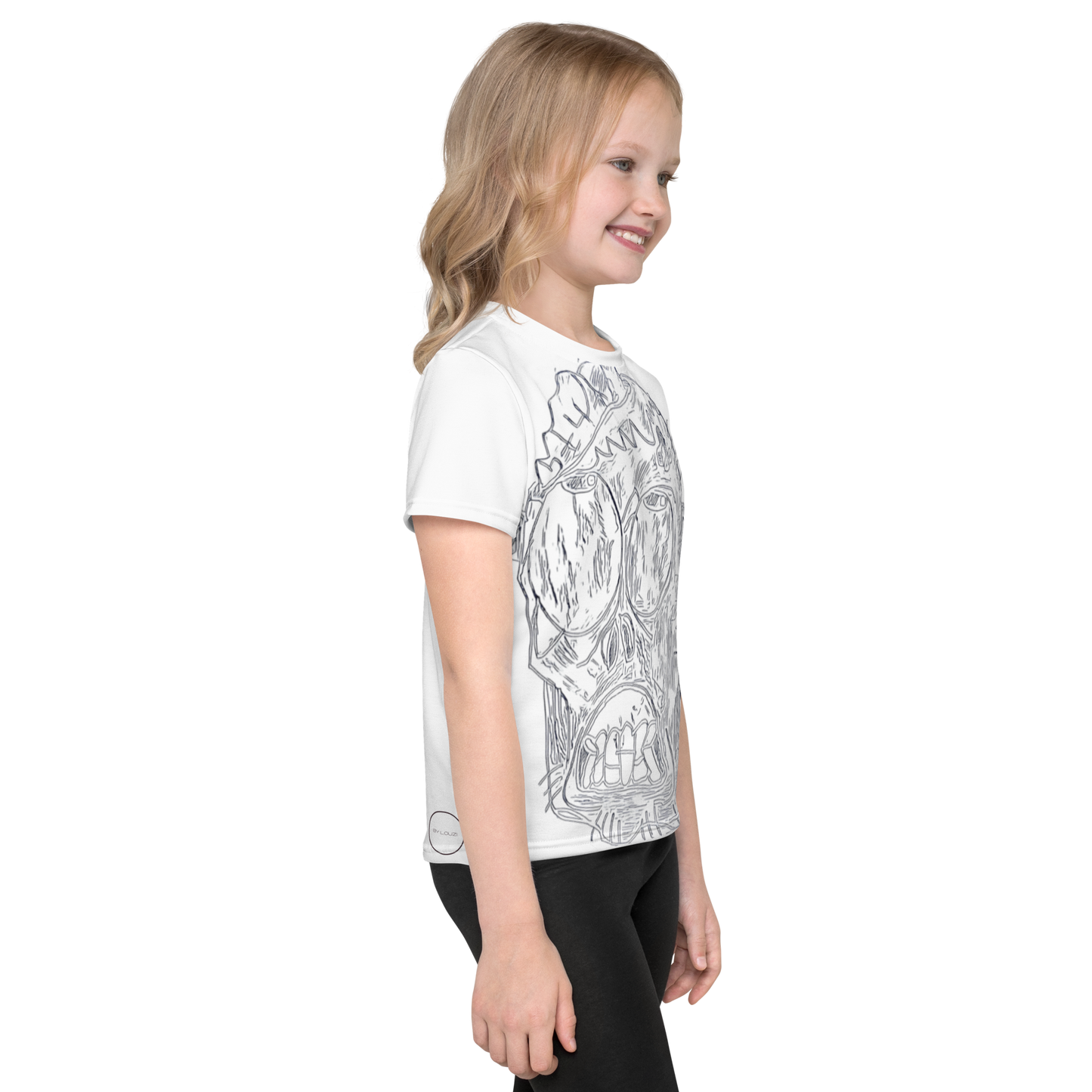 Kids crew neck t-shirt "Skull Style"