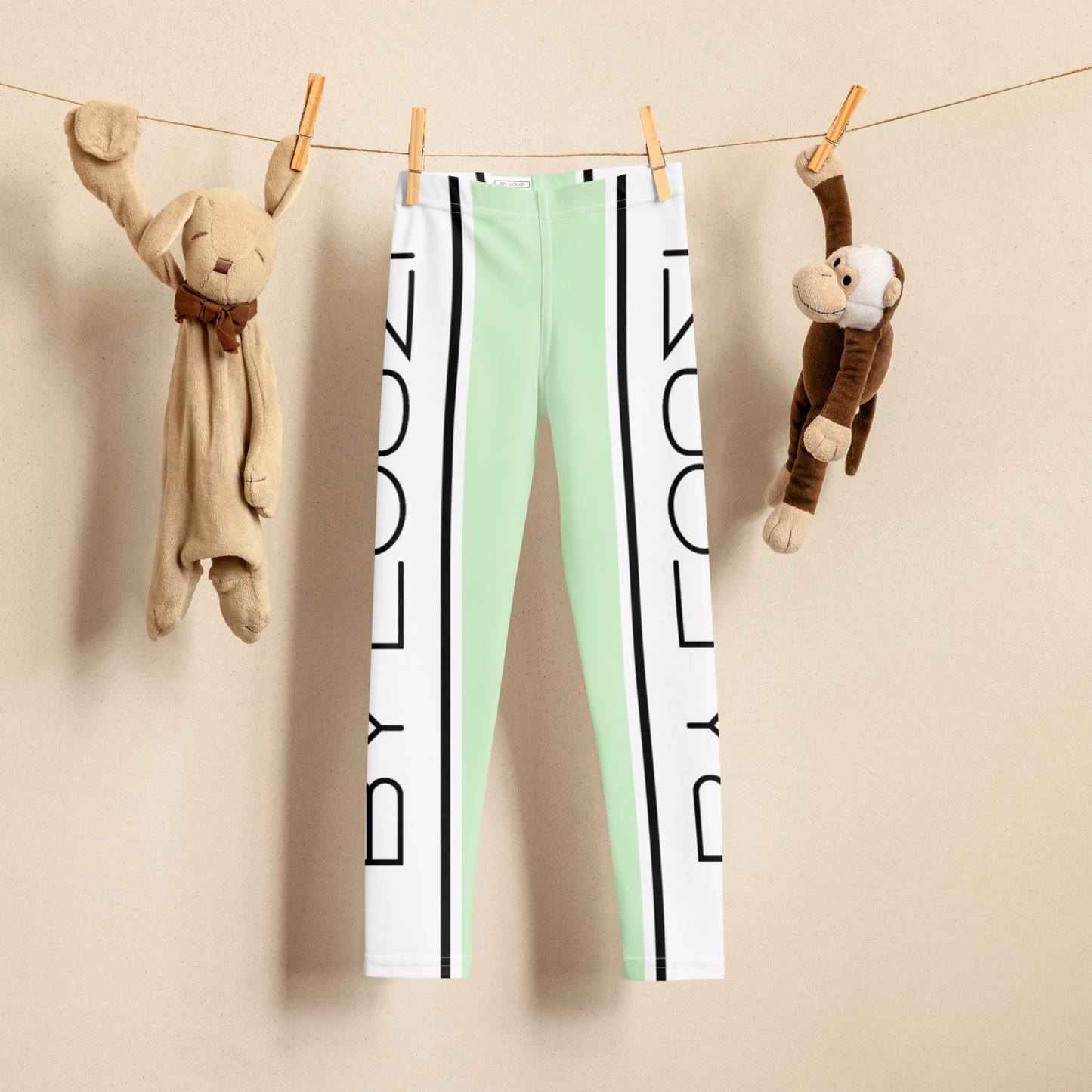 Kid's Leggings "By Louzi"  Mint