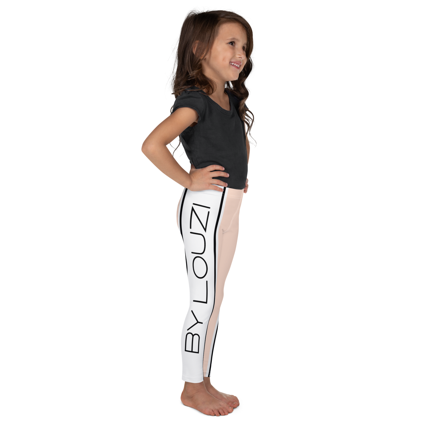 Kid's Leggings "By Louzi" Pastel Pink