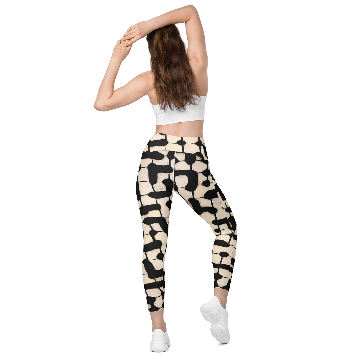 Leggings with pockets "Cuevas Print" ♻