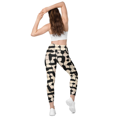 Leggings with pockets "Cuevas Print" ♻