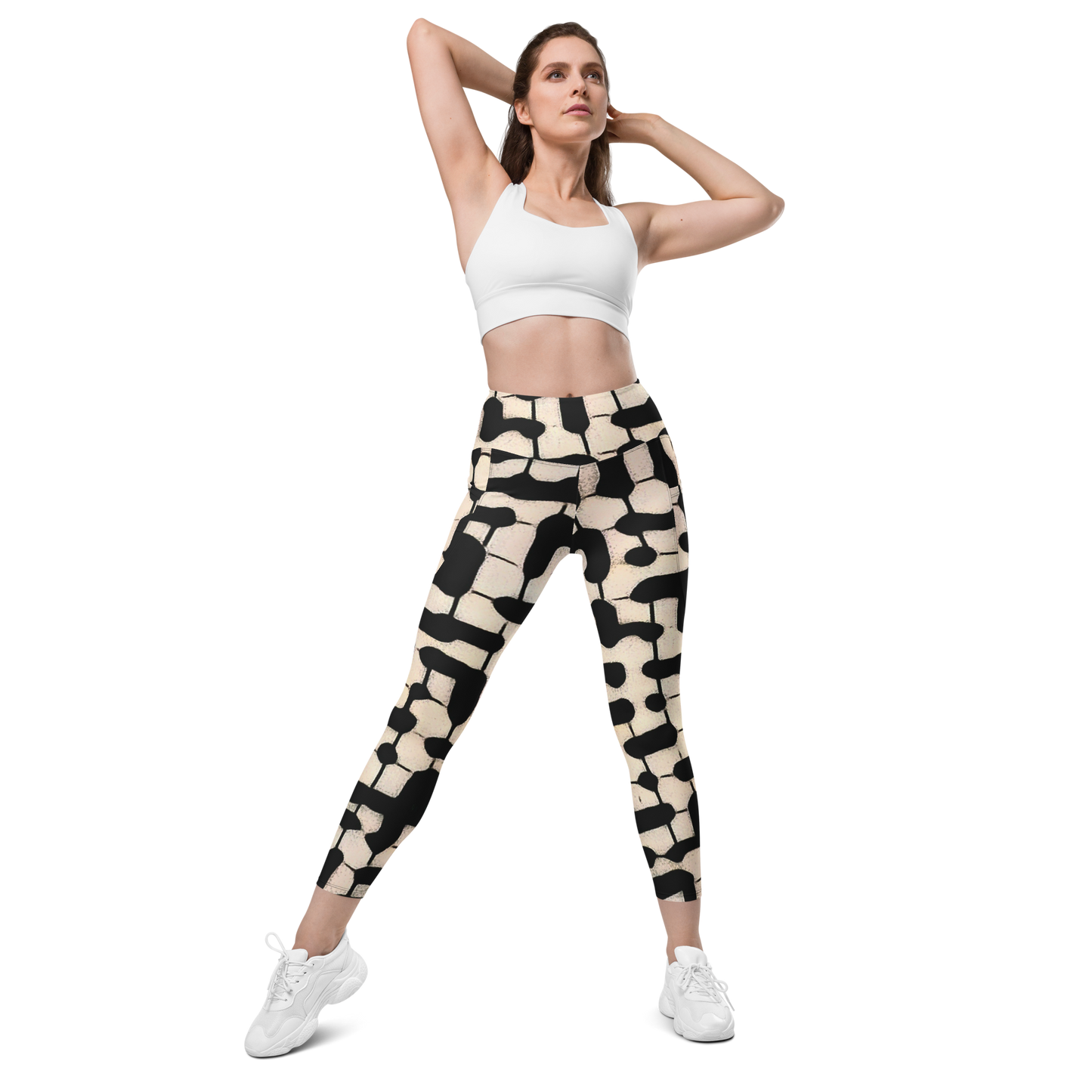 Leggings with pockets "Cuevas Print" ♻