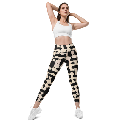 Leggings with pockets "Cuevas Print" ♻