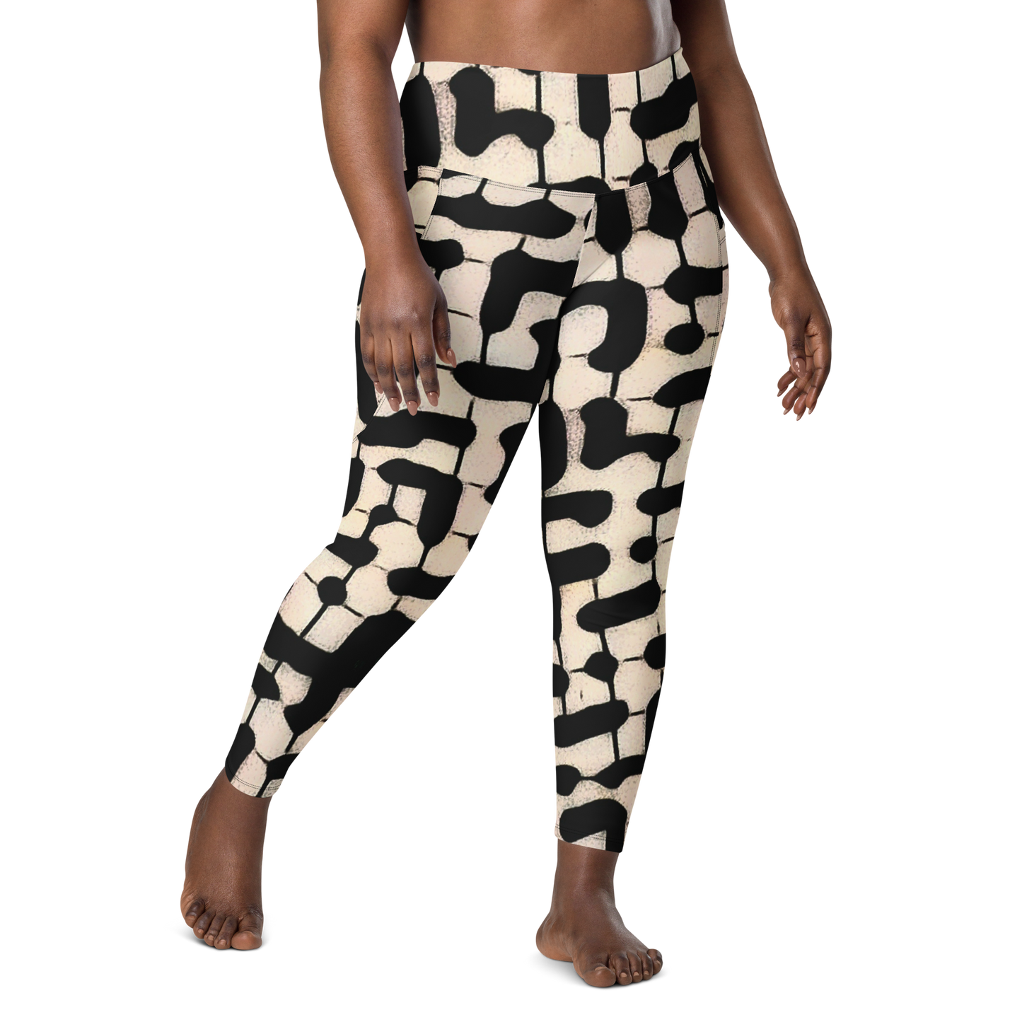 Leggings with pockets "Cuevas Print" ♻