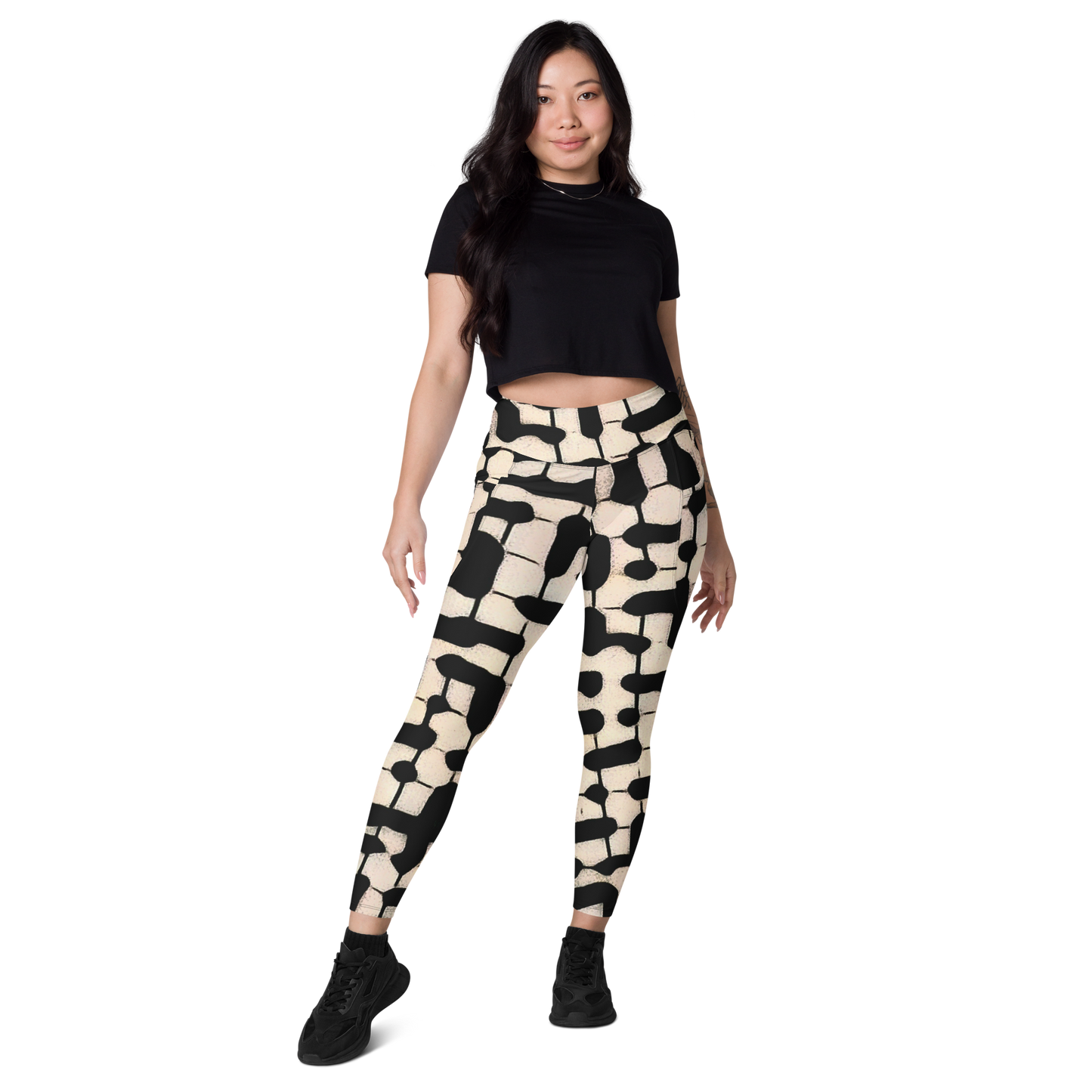 Leggings with pockets "Cuevas Print" ♻