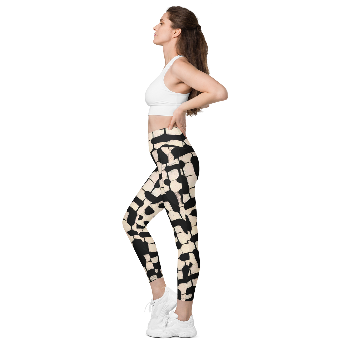 Leggings with pockets "Cuevas Print" ♻