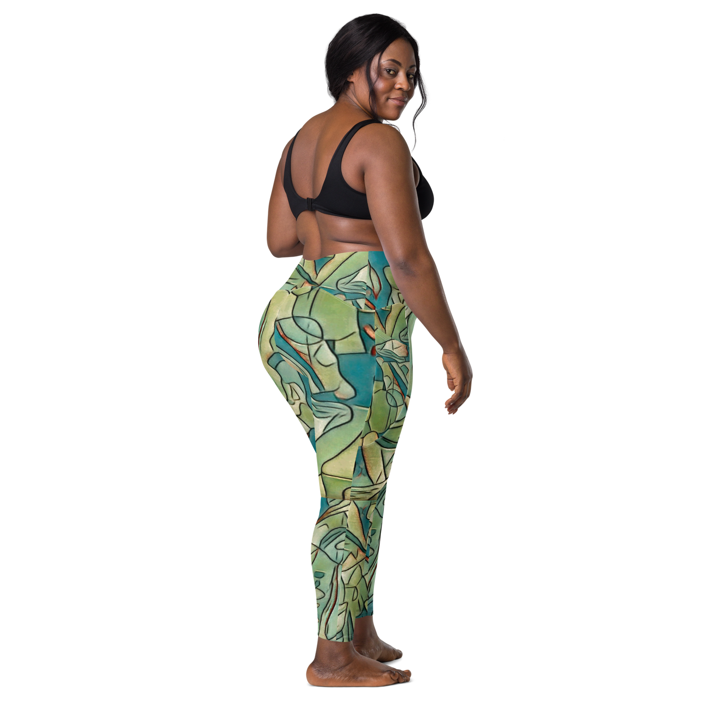 High-waisted Leggings "Jade" ♻