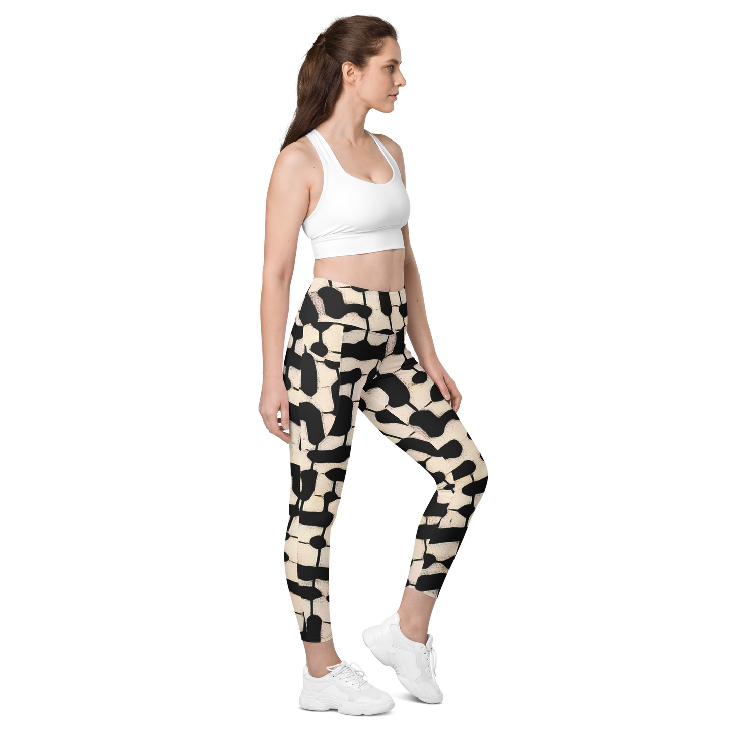 Leggings with pockets "Cuevas Print" ♻