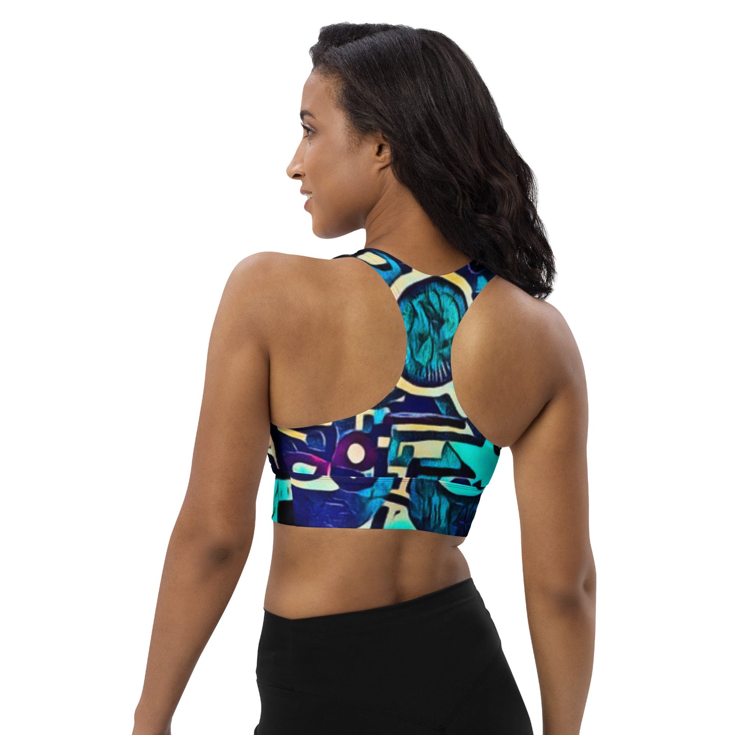 Sports Bra "Ocean Blue" ♻