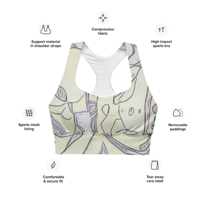 Sports Bra/Top "Labyrinth Style" ♻