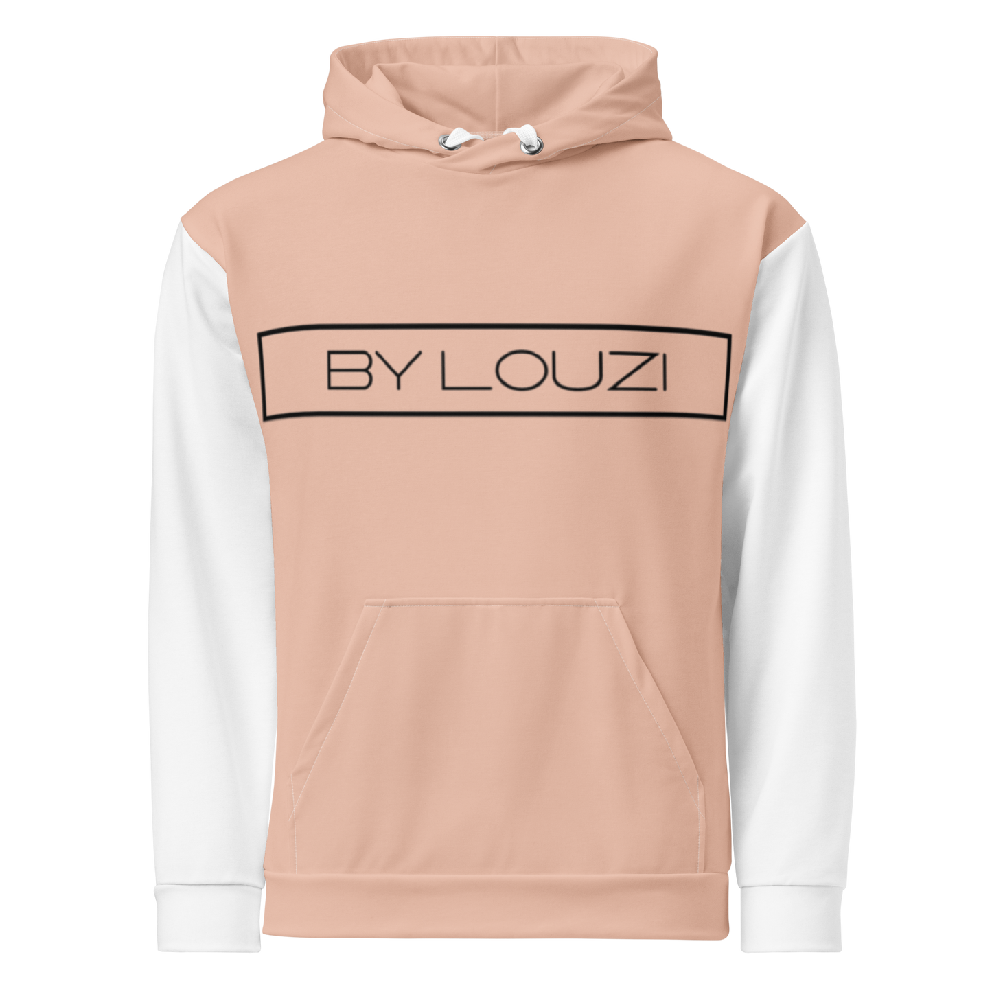 Light-weight Hoodie "By Louzi" Pastel Pink  ♻