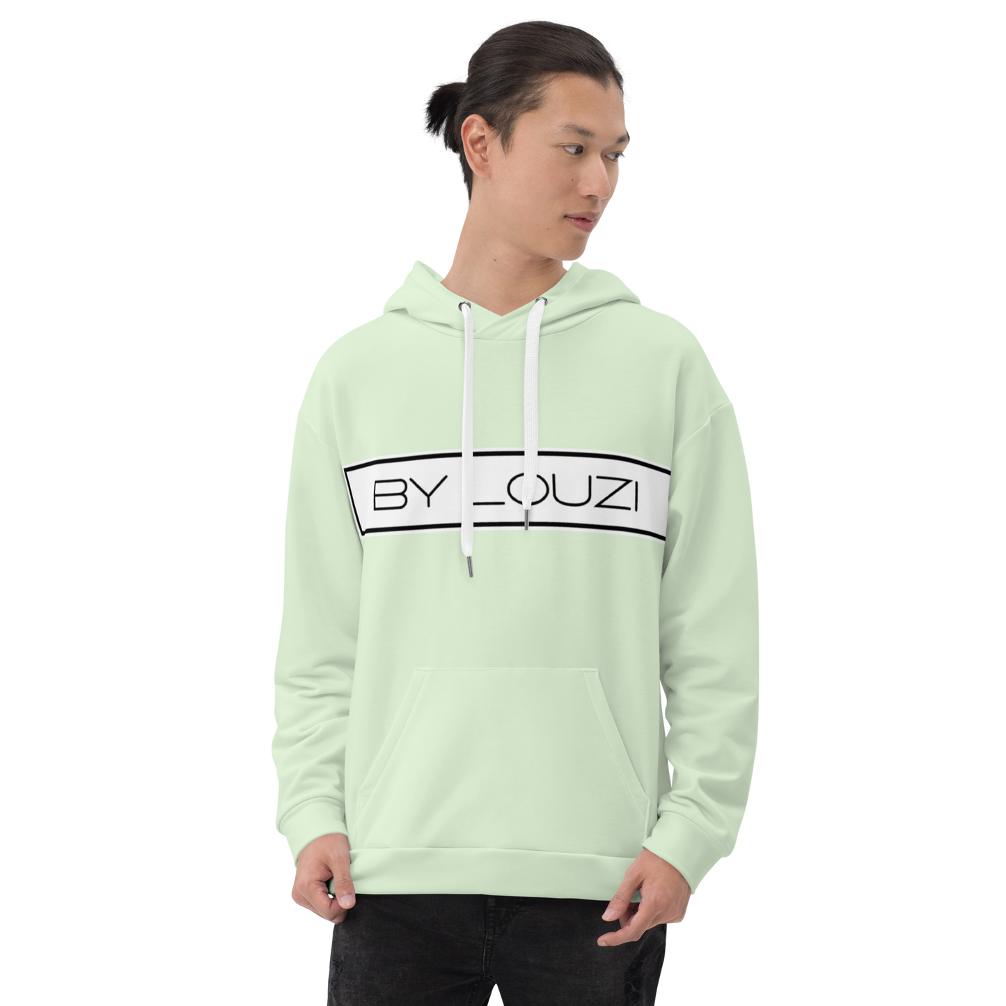 Lightweight Hoodie "By Louzi" Pale Sea Green ♻