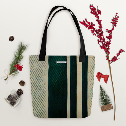 Tote Bag "Zebra/Green"