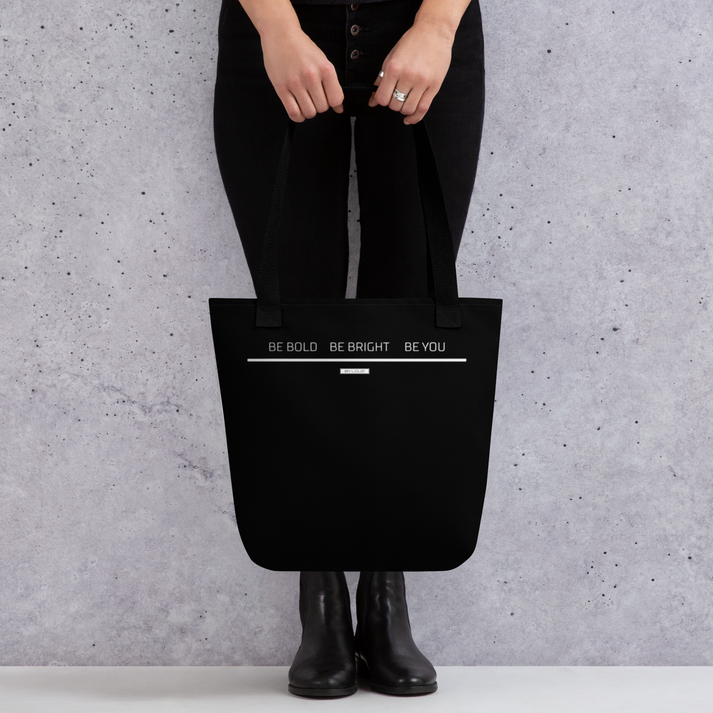 Tote Bag "Be Bold"  Black