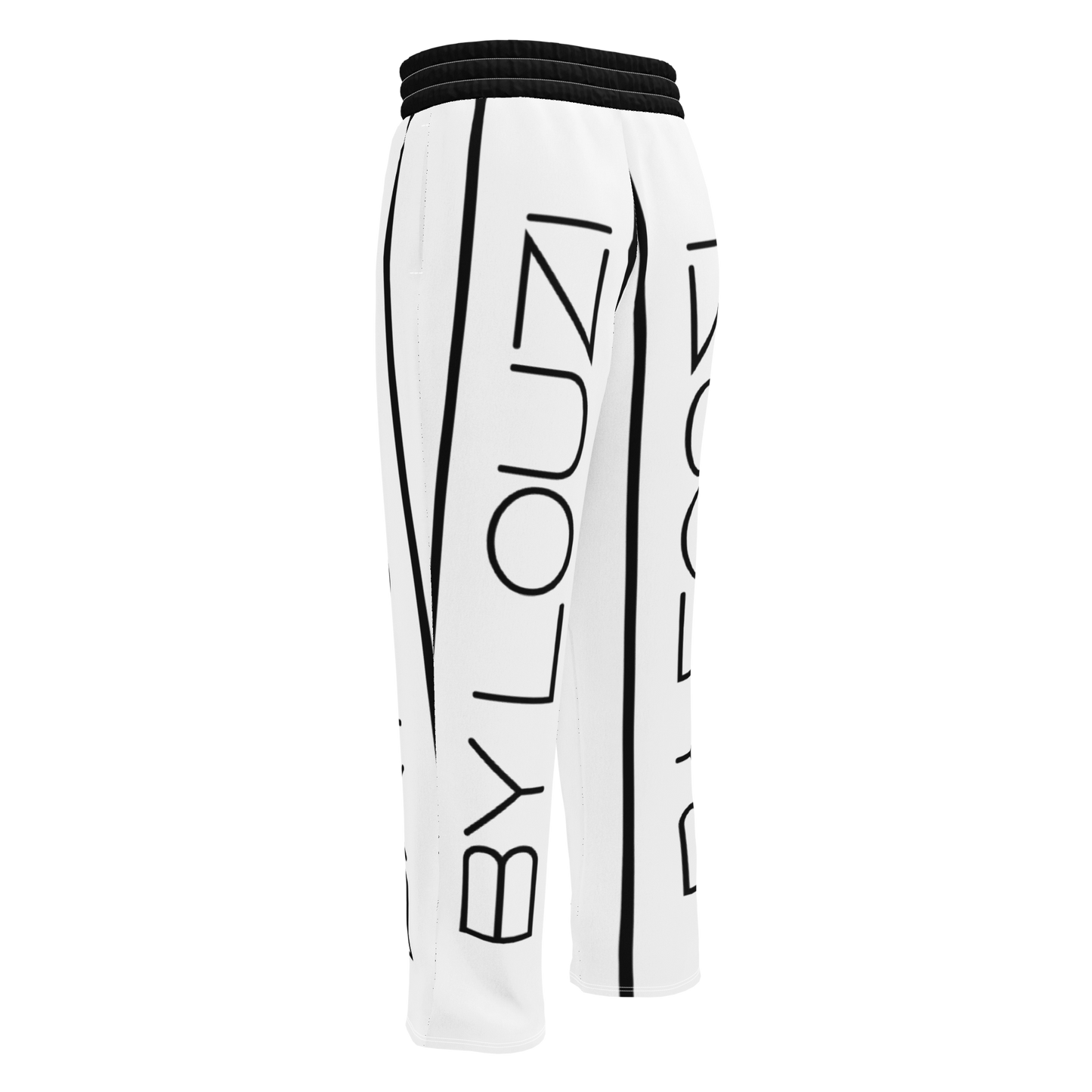 Wide-leg Joggers "By Louzi" White ♻