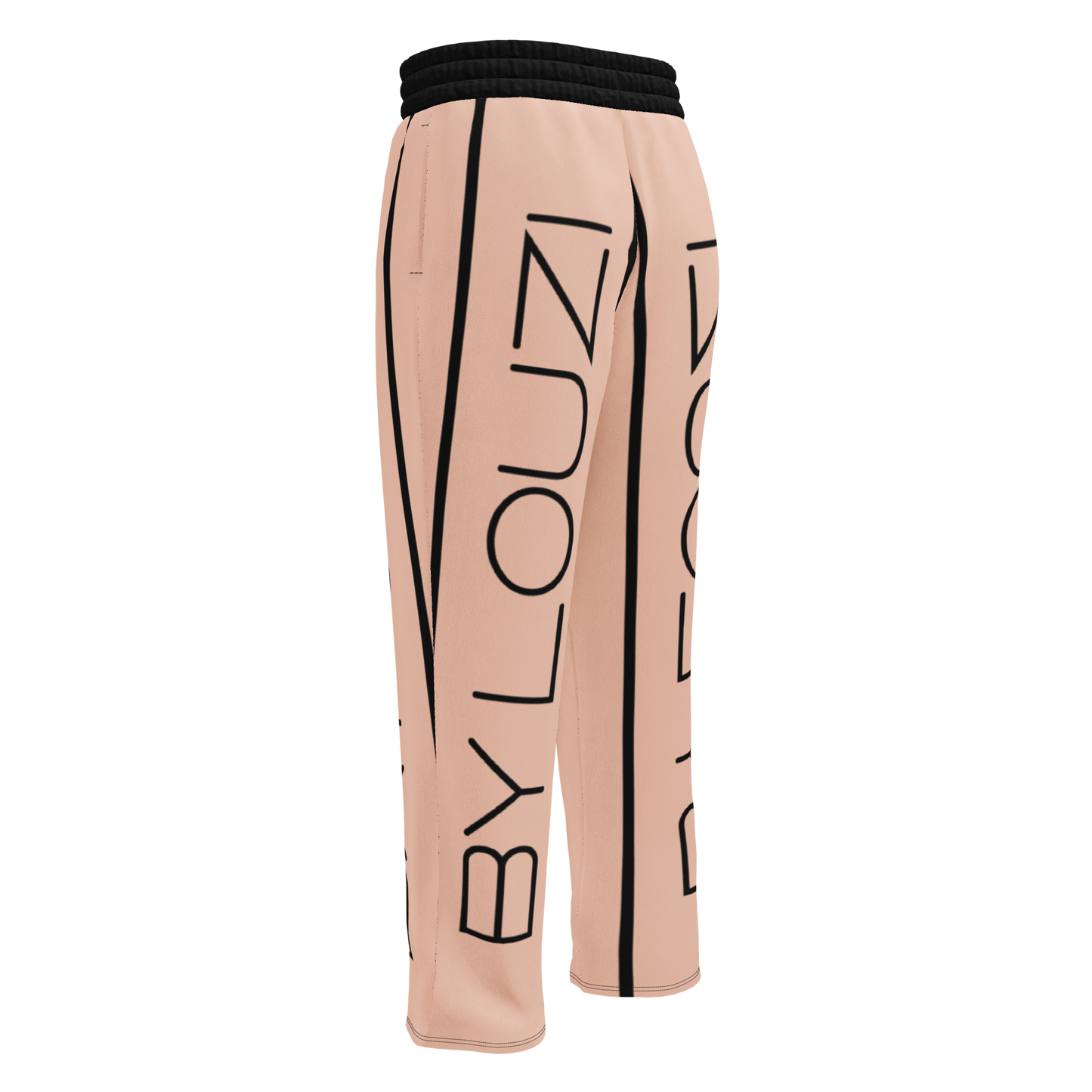 Wide-leg Joggers "By Louzi" Pastel Pink ♻