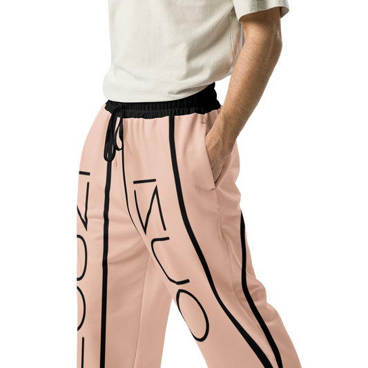 Wide-leg Joggers "By Louzi" Pastel Pink ♻