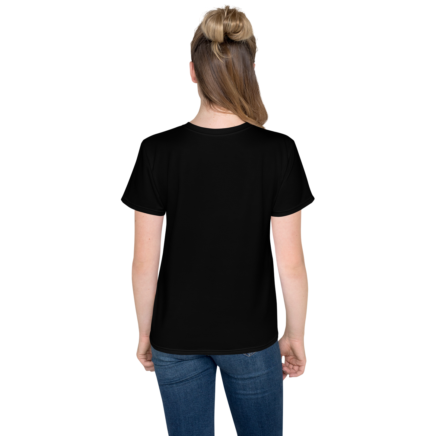 Youth Creck Neck T-shirt Black