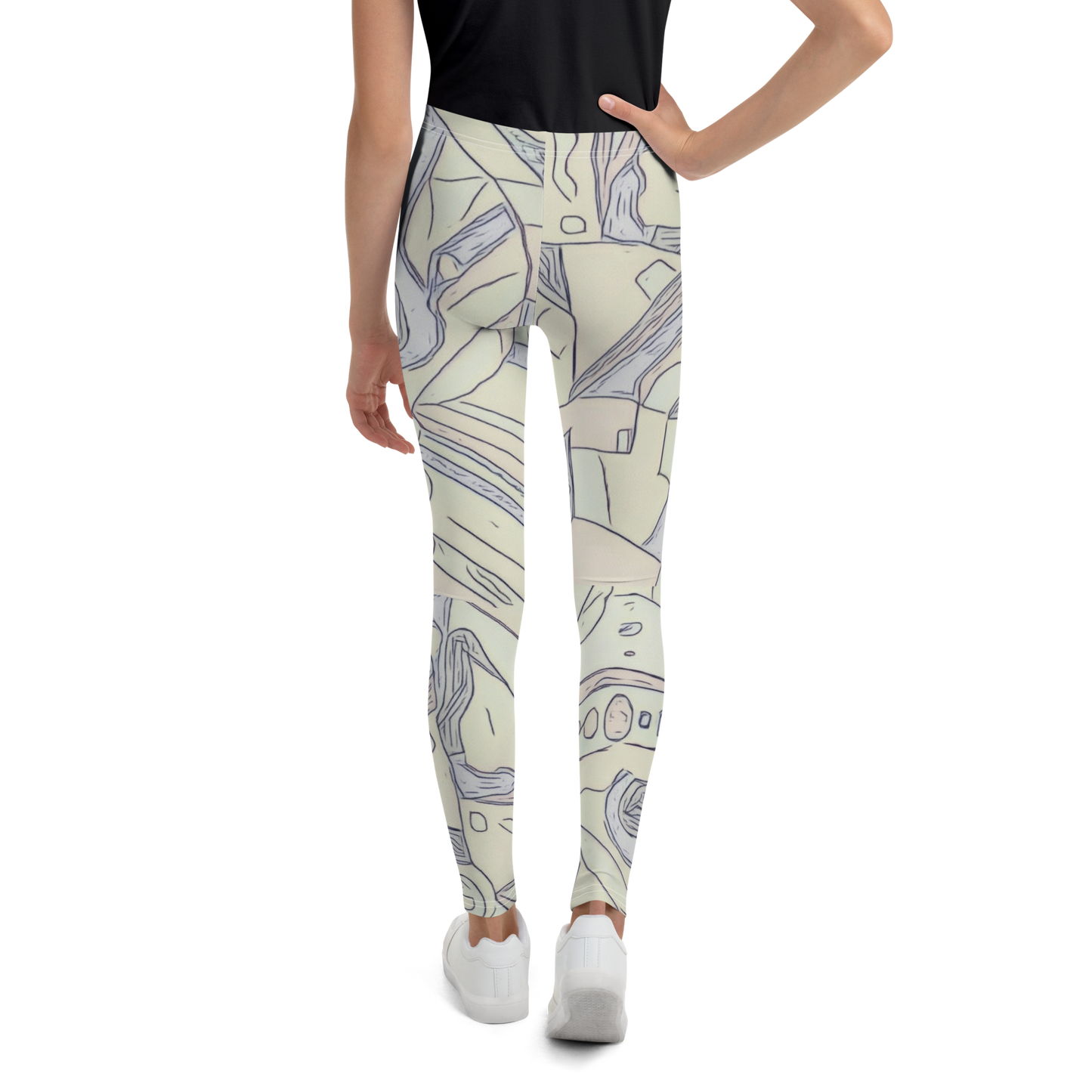 Youth Leggings "Labyrinth Style"