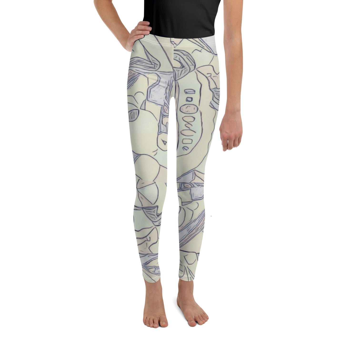 Youth Leggings "Labyrinth Style"