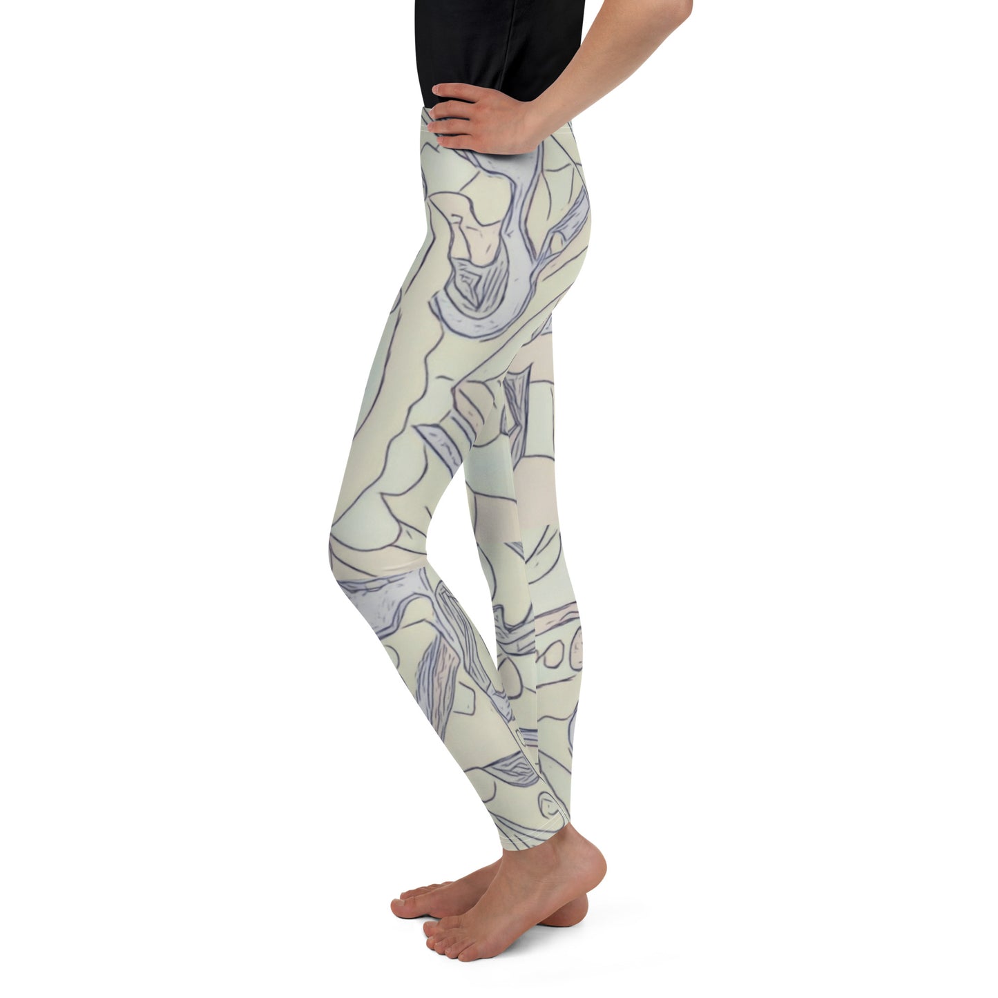 Youth Leggings "Labyrinth Style"