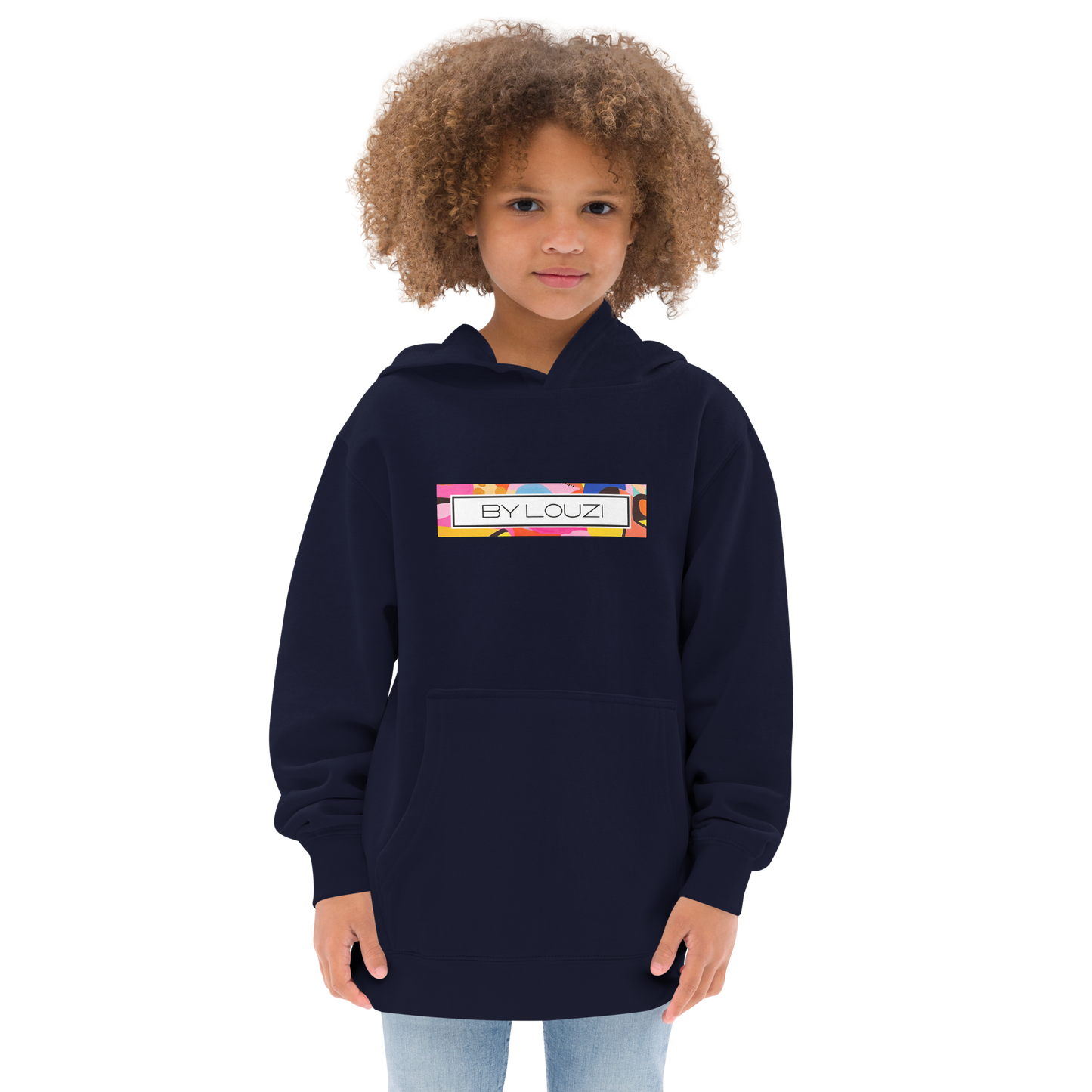 Kids Fleece Hoodie "Circus" Black/Navy/White