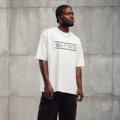 Oversized Heavyweight T-shirt "By Louzi" White