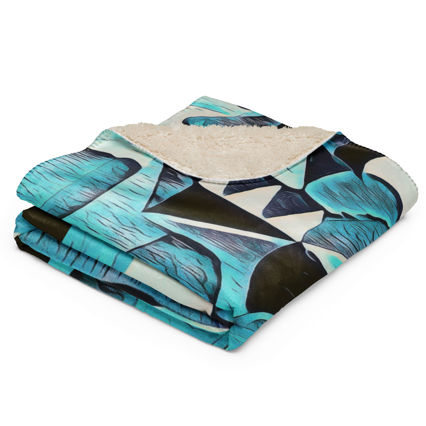 Sherpa Blanket "Oceano"