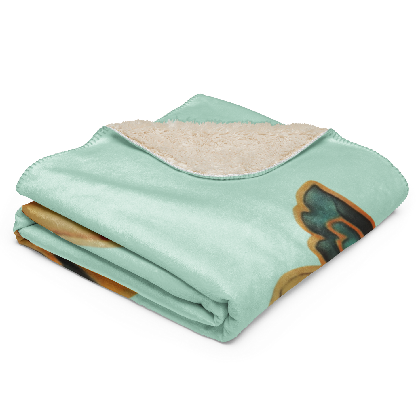 Sherpa Blanket "Pale Blue Koala"