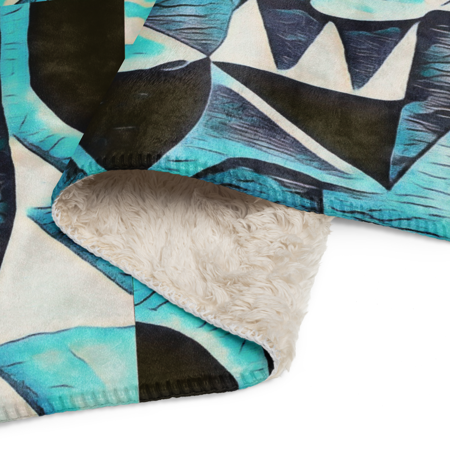 Sherpa Blanket "Oceano"