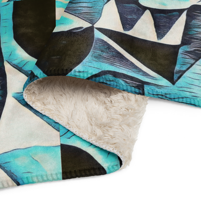 Sherpa Blanket "Oceano"