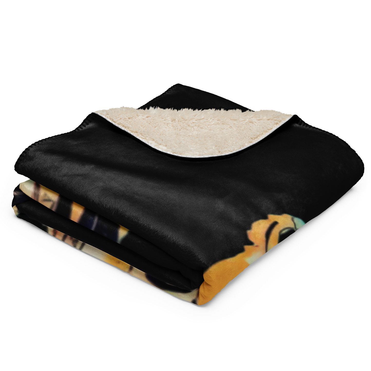 Sherpa Blanket "Black Tiger"