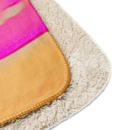 Sherpa Blanket "Pink Rainbow"