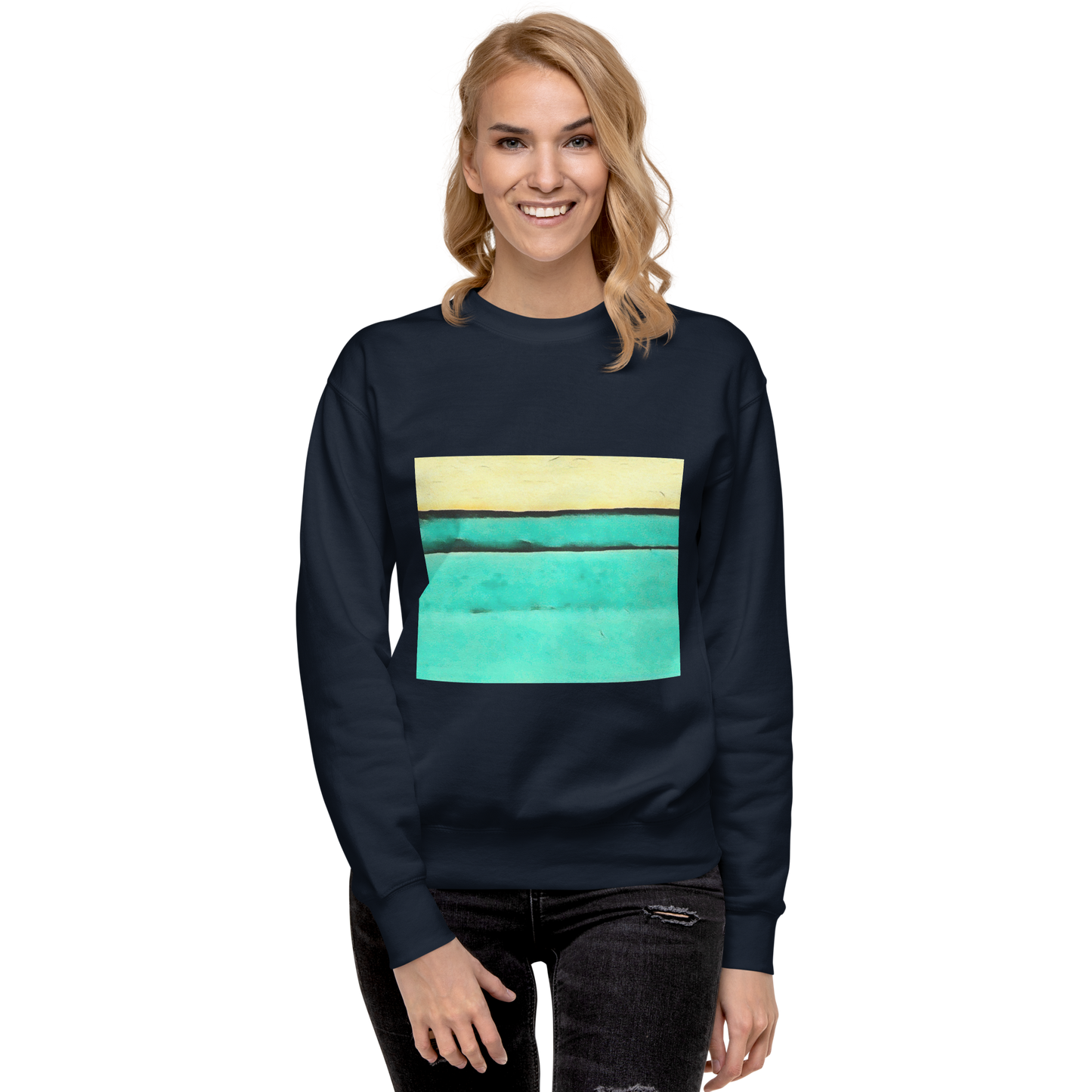 Unisex Premium Sweatshirt "Lago Print"