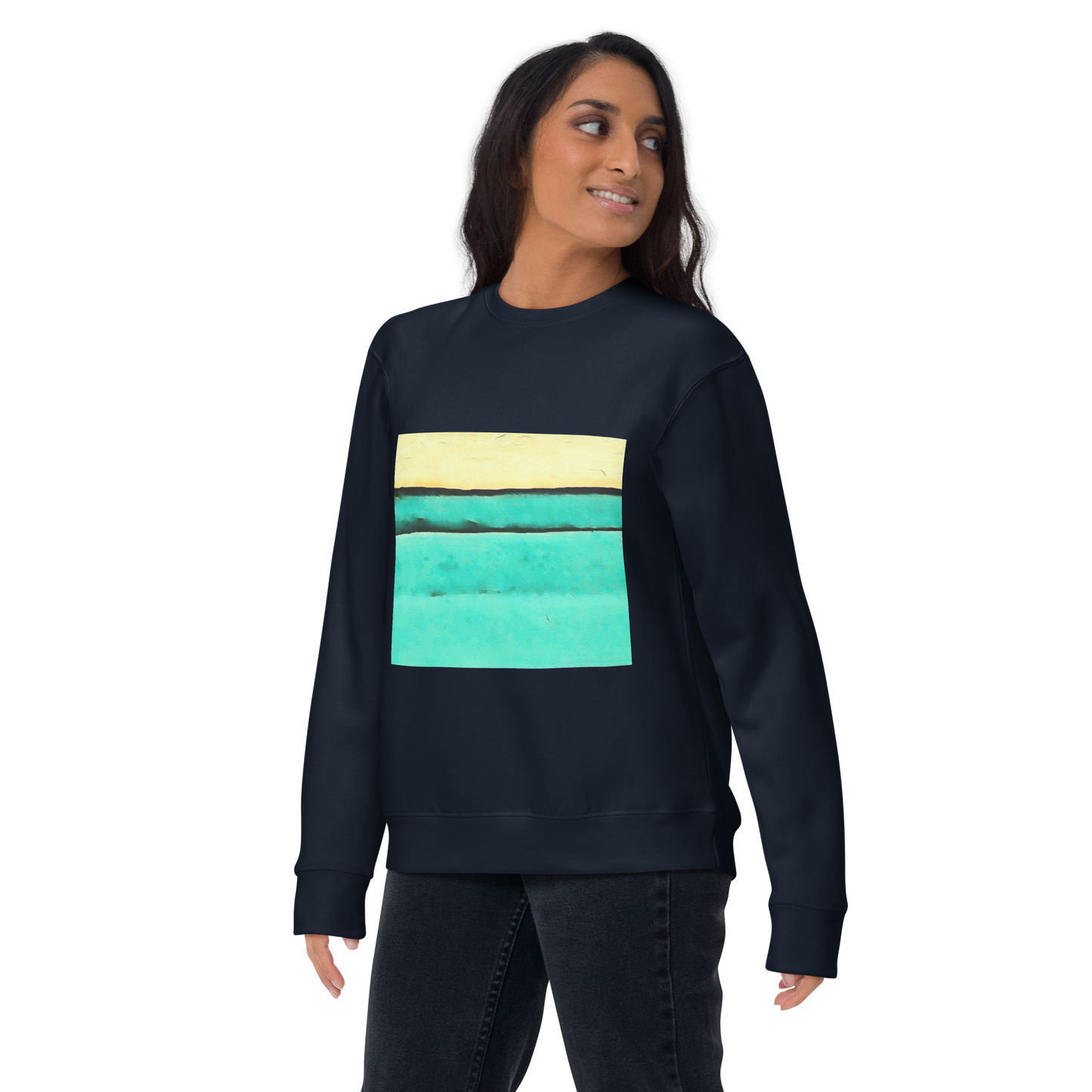 Unisex Premium Sweatshirt "Lago Print"