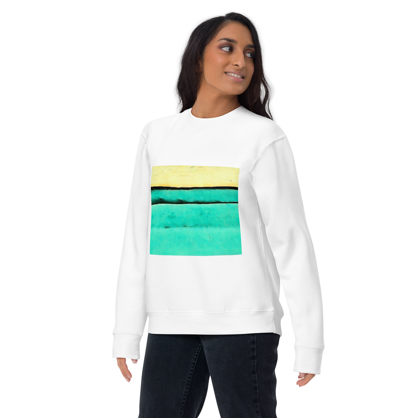 Unisex Premium Sweatshirt "Lago Print"